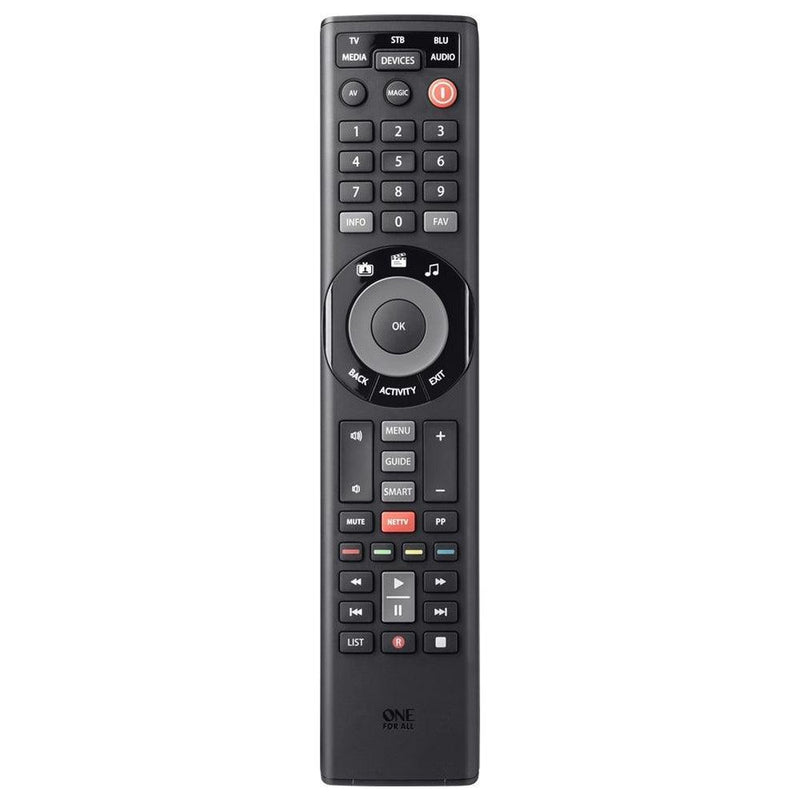 One For All Smart 5 Remote Control - Black | URC7955 from DID Electrical - guaranteed Irish, guaranteed quality service. (6977405026492)
