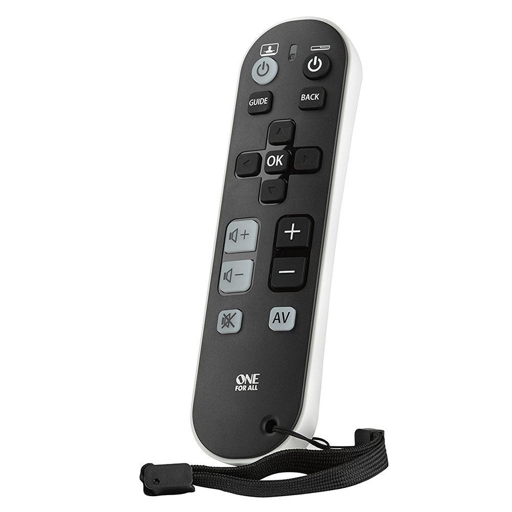 One For All TV Zapper Universal Remote Control - URC6810 | Black from DID Electrical - guaranteed Irish, guaranteed quality service. (6890754769084)