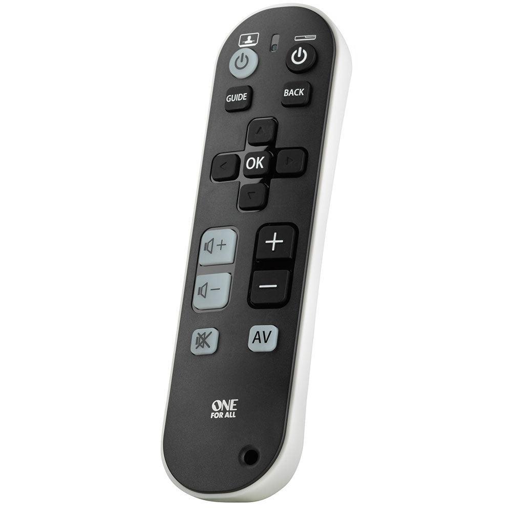 One For All TV Zapper Universal Remote Control - URC6810 | Black from DID Electrical - guaranteed Irish, guaranteed quality service. (6890754769084)
