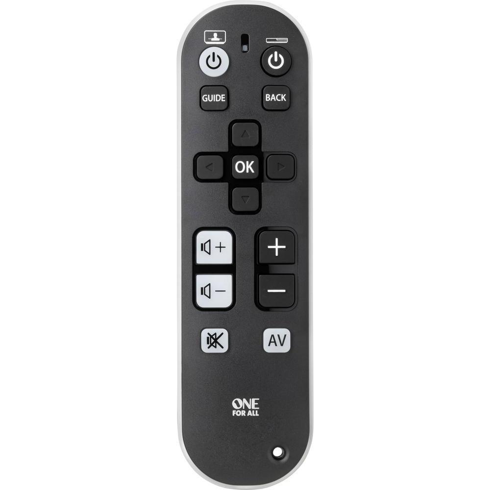 One For All TV Zapper Universal Remote Control - URC6810 | Black from DID Electrical - guaranteed Irish, guaranteed quality service. (6890754769084)