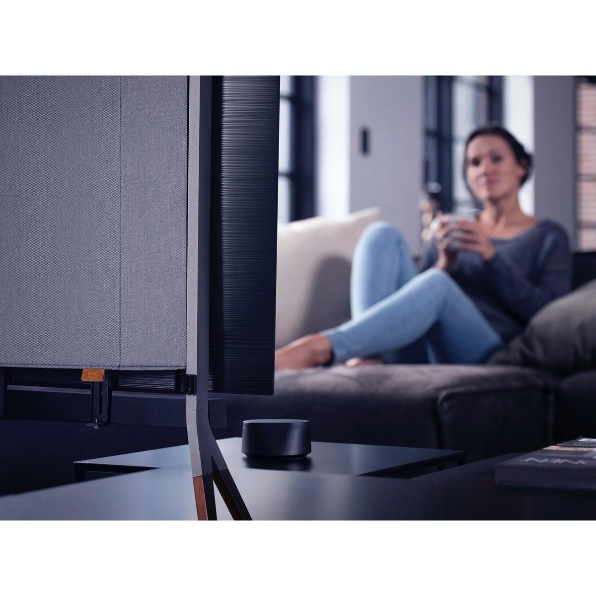 OneForAll Falcon Universal TV Stand for 32&quot; - 70&quot; TV - Walnut &amp; Grey | WM7481 from DID Electrical - guaranteed Irish, guaranteed quality service. (6977635483836)