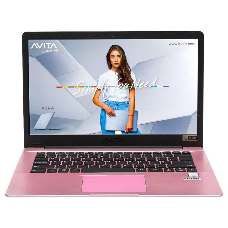 AVITA Pura AMD Ryzen R5 14" 4GB/256GB Laptop - Rose Gold | 14A6UKV441-RG from DID Electrical - guaranteed Irish, guaranteed quality service. (6977517617340)