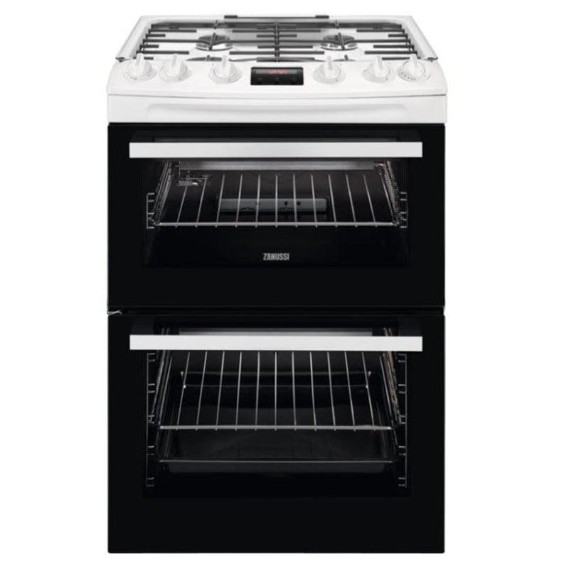 Clearance/Ex-Display Zanussi 60cm Freestanding Gas Cooker - White | ZCG63250WA from DID Electrical - guaranteed Irish, guaranteed quality service. (6890833477820)