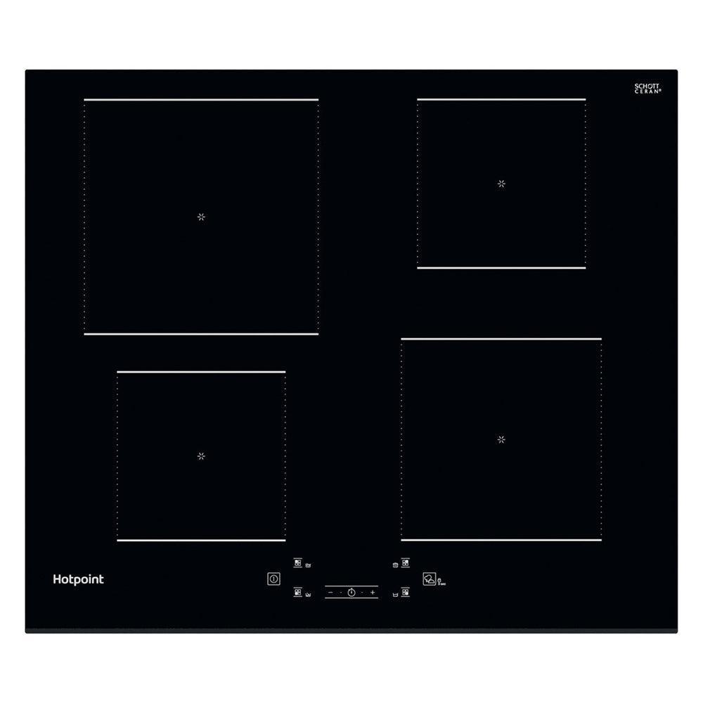 Clearance/Ex-Display Hotpoint 60CM 4 Zone Ceramic Induction Hob - Black | TQ4160SBF from DID Electrical - guaranteed Irish, guaranteed quality service. (6977524793532)