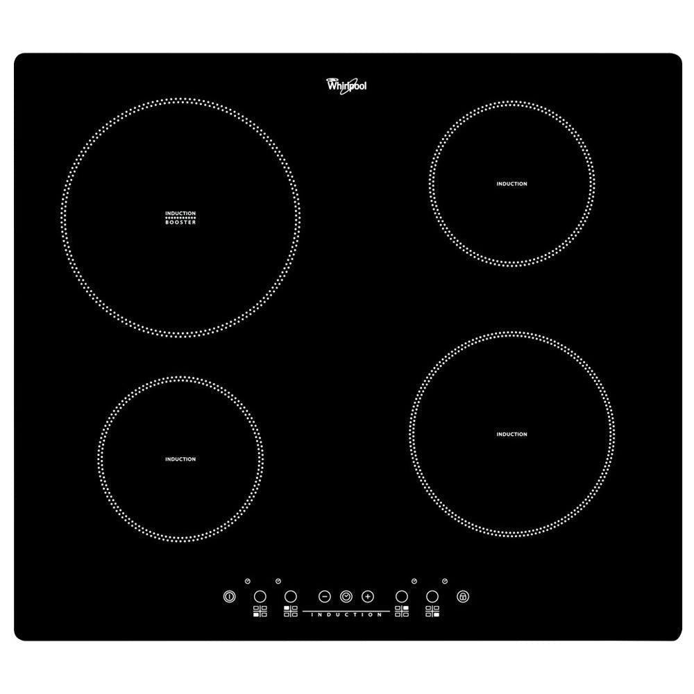 Whirlpool 60cm Built-In 4 Zone Induction Hob - Black | ACM822NE (6968638439612)