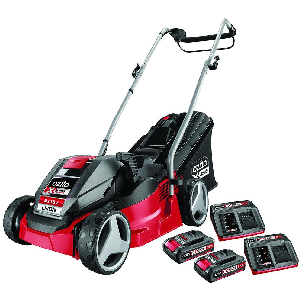 Ozito 36V Cordless 33cm Lawnmower - Black &amp; Red | EIN3000187 from DID Electrical - guaranteed Irish, guaranteed quality service. (6977658683580)