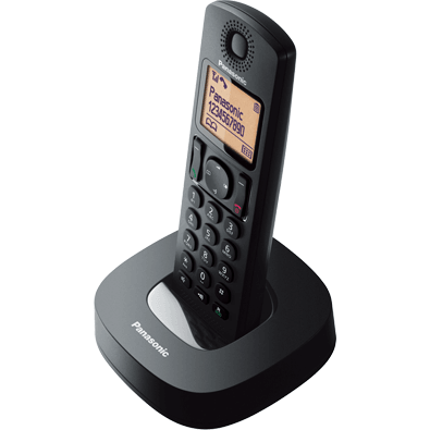 Panasonic Digital Cordless Dect Phone with 2 Handset - Black | KX-TGC312 (7521174257852)