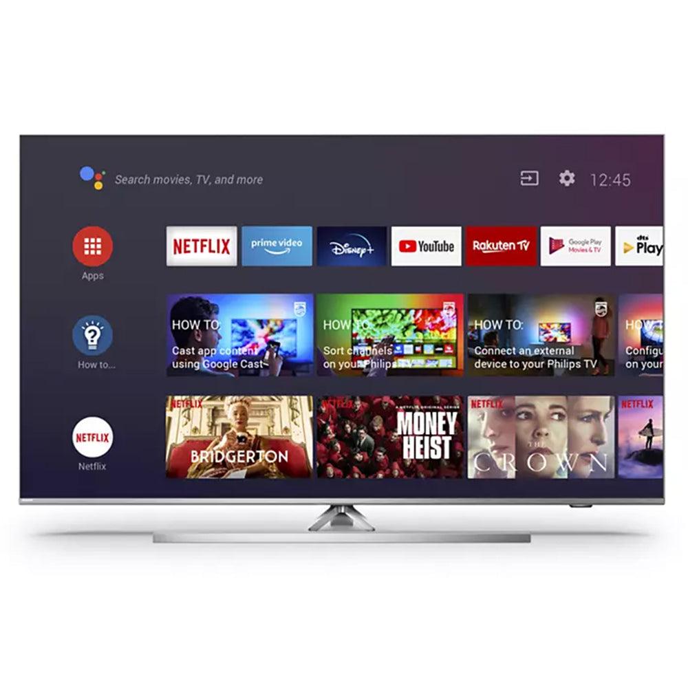 Philips 8500 Series 58" 4K UHD LED Android TV - Light Silver | 58PUS8536/12 (7277810188476)