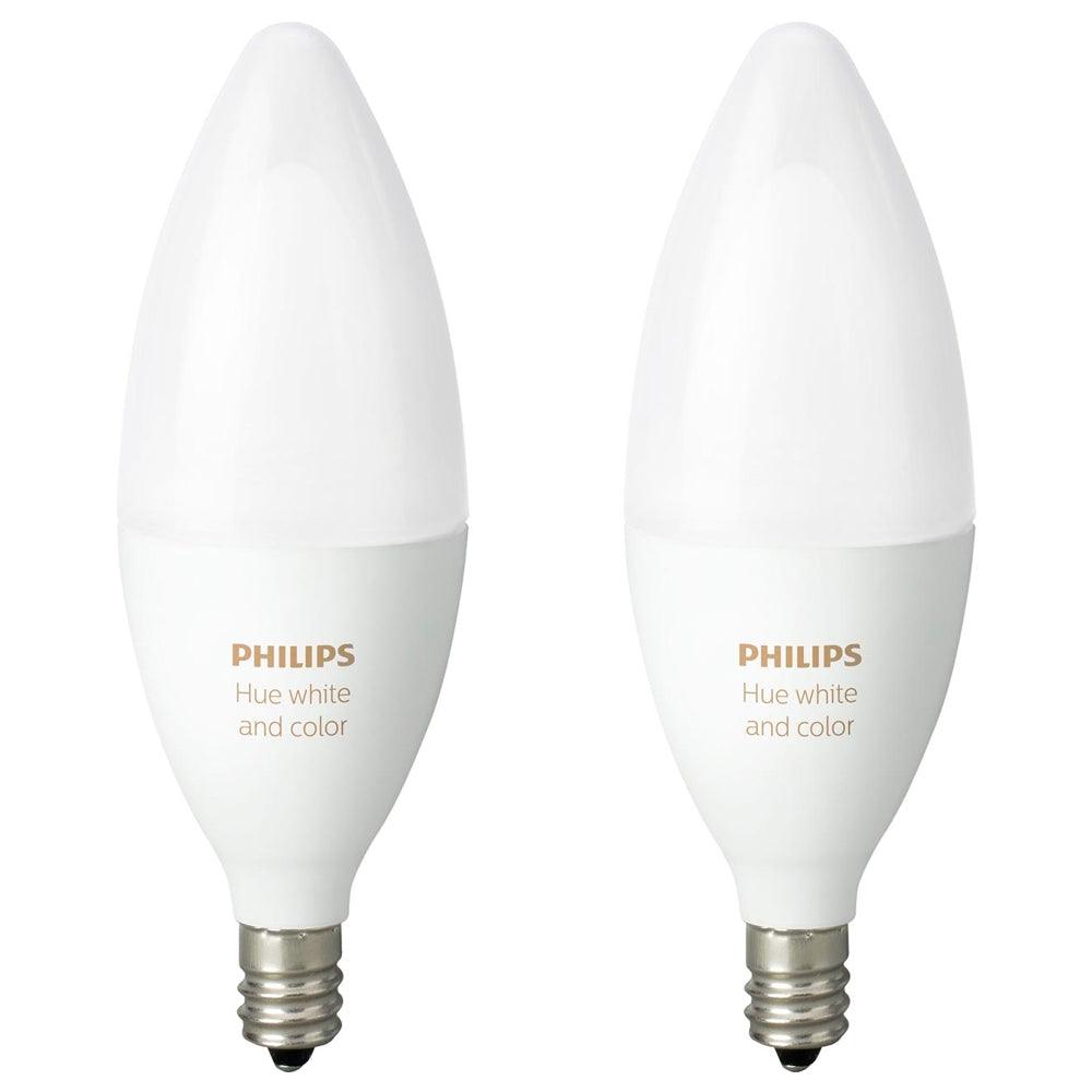 Philips Hue White and Colour Ambience Bulb Double Pack E14 - White | 929001301302 from DID Electrical - guaranteed Irish, guaranteed quality service. (6890778099900)