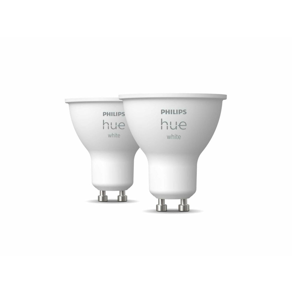 Philips Hue White GU10 Smart LED Bulb - Pack of 2 | 929001953508 (7490302935228)
