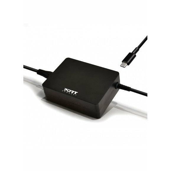 Port Designs 90W Type-C Laptop Charger - Black | 900098-UK (7512555225276)