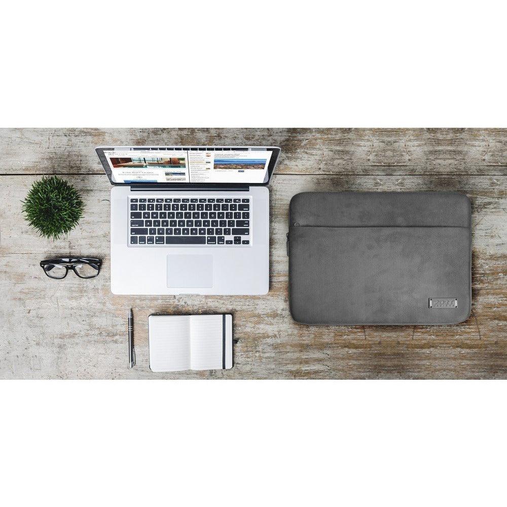 Port Designs Milano 15.6&quot; Laptop Sleeve - Grey | 140702 from DID Electrical - guaranteed Irish, guaranteed quality service. (6977585348796)