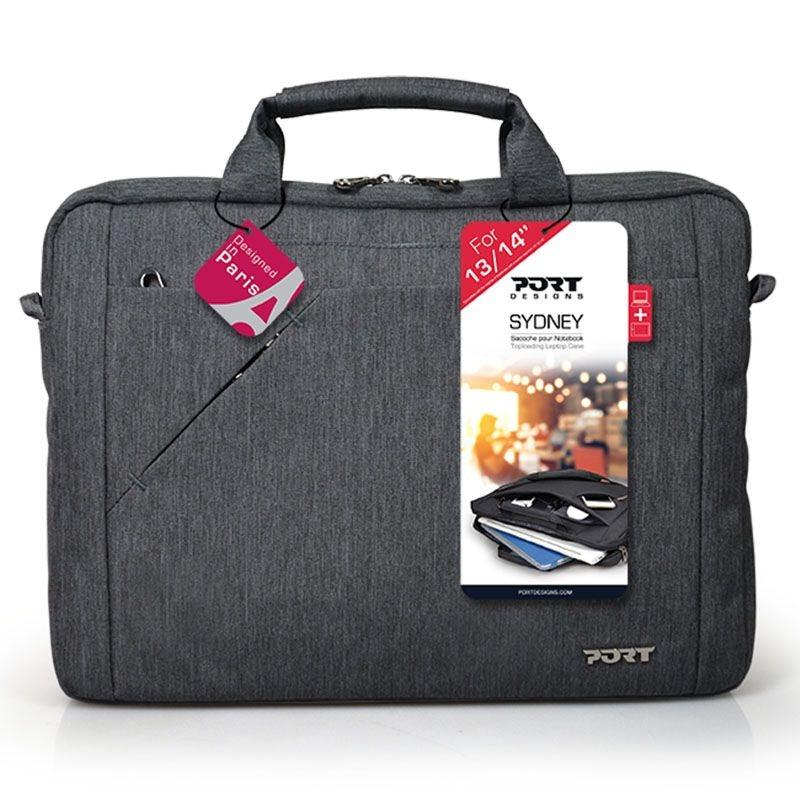 Port Designs Sydney 13&quot; to 14&quot; Top Loading Laptop Case - Grey | 135078 from DID Electrical - guaranteed Irish, guaranteed quality service. (6890765549756)