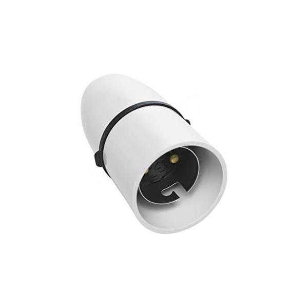 Powermaster 100W T2 Cord Grip Lamp Holder - White | 1435-18 (7544573460668)