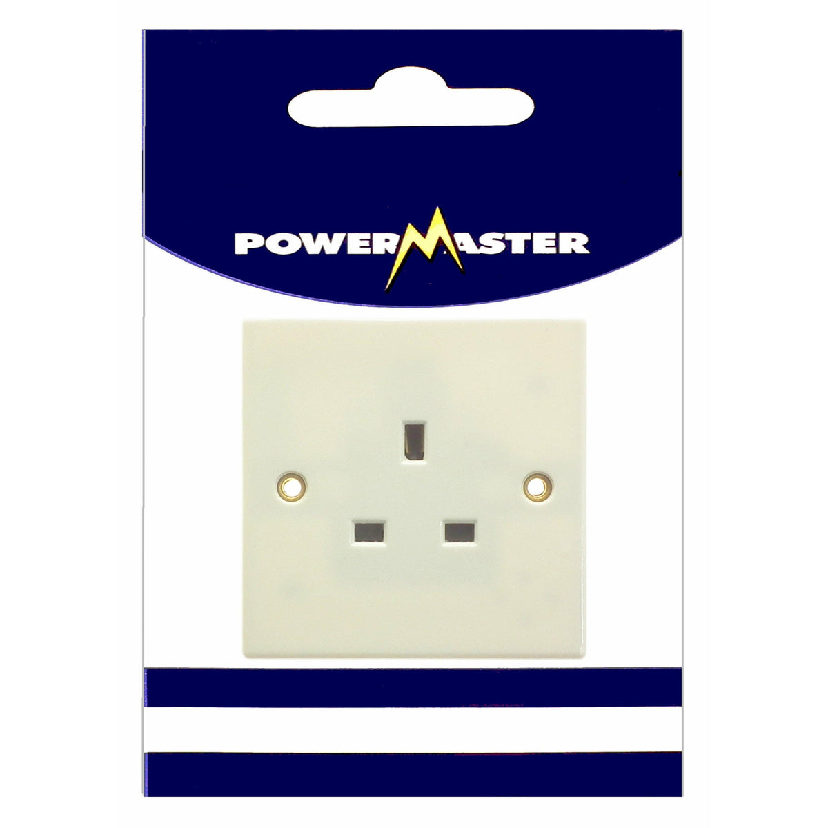 Powermaster 13 Amp 1 Gang Socket - White | 1434-36 (7500363989180)