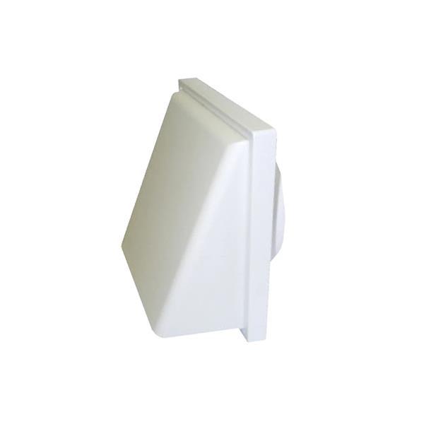 Powermaster 4" Canopy Wall Hooded Vent - White | 152008 (7479405805756)
