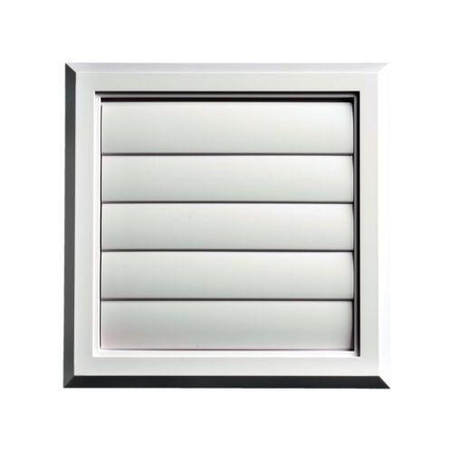Powermaster 6&quot; Dual Fitting Wall Gravity Vent - White | 180816 (7479447421116)