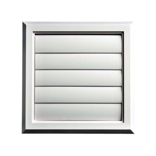 Powermaster 6" Dual Fitting Wall Gravity Vent - White | 180816 (7479447421116)