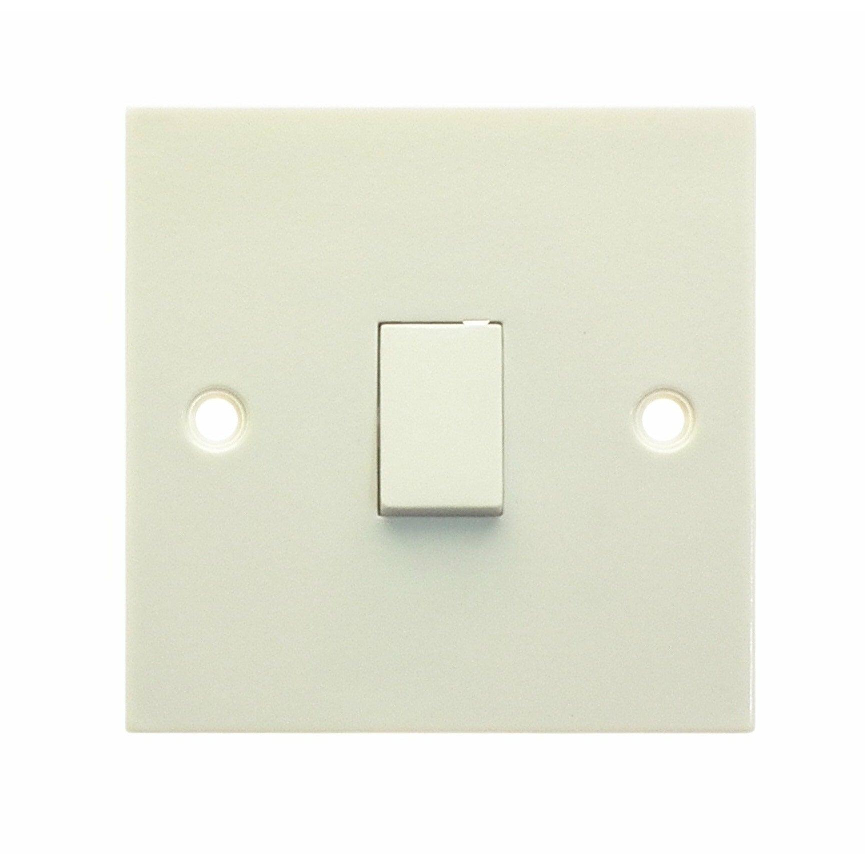 Powermaster 6A 1 Gang 1 Way  Switch - White | 1434-00 (7502107902140)