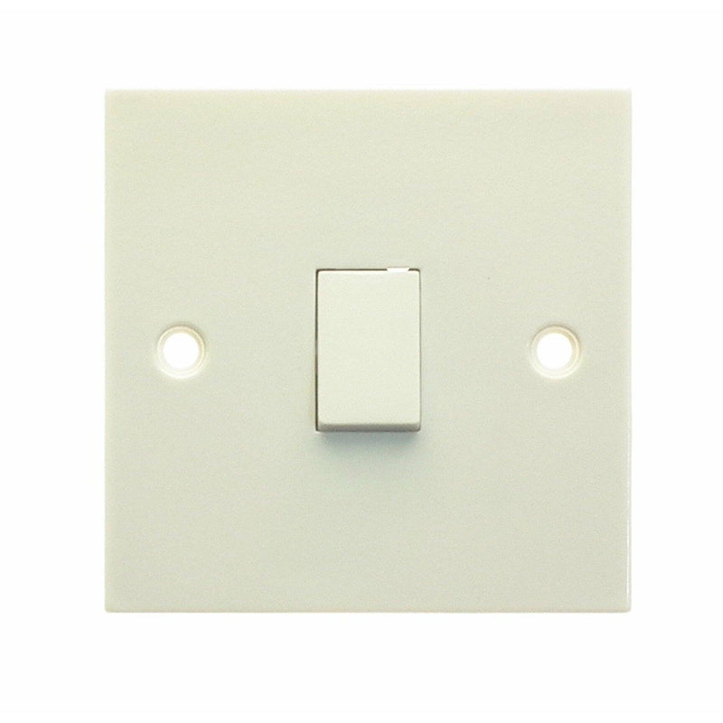 Powermaster 6A 1 Gang 1 Way  Switch - White | 1434-00 (7502107902140)