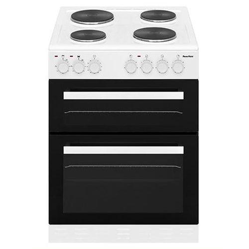 Powerpoint 60cm Double Cavity Electric Cooker - White | P06E2S1W from DID Electrical - guaranteed Irish, guaranteed quality service. (6977469481148)