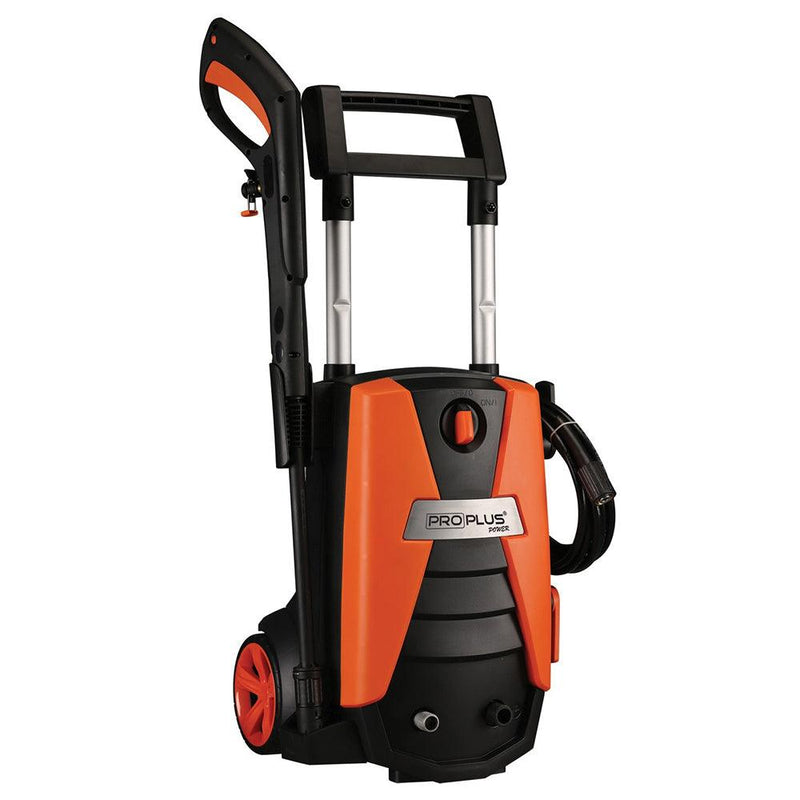 ProPlus Electric 140 Bar Pressure Washer with Self Suction Kit - Black & Orange | PPS767286 from DID Electrical - guaranteed Irish, guaranteed quality service. (6977659371708)