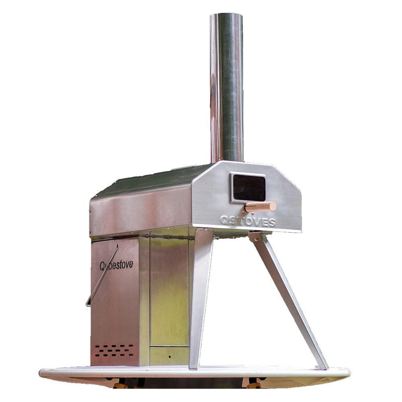Qubestove Rotating Pizza Oven and Stove - Stainless Steel | 007159 from DID Electrical - guaranteed Irish, guaranteed quality service. (6977626439868)