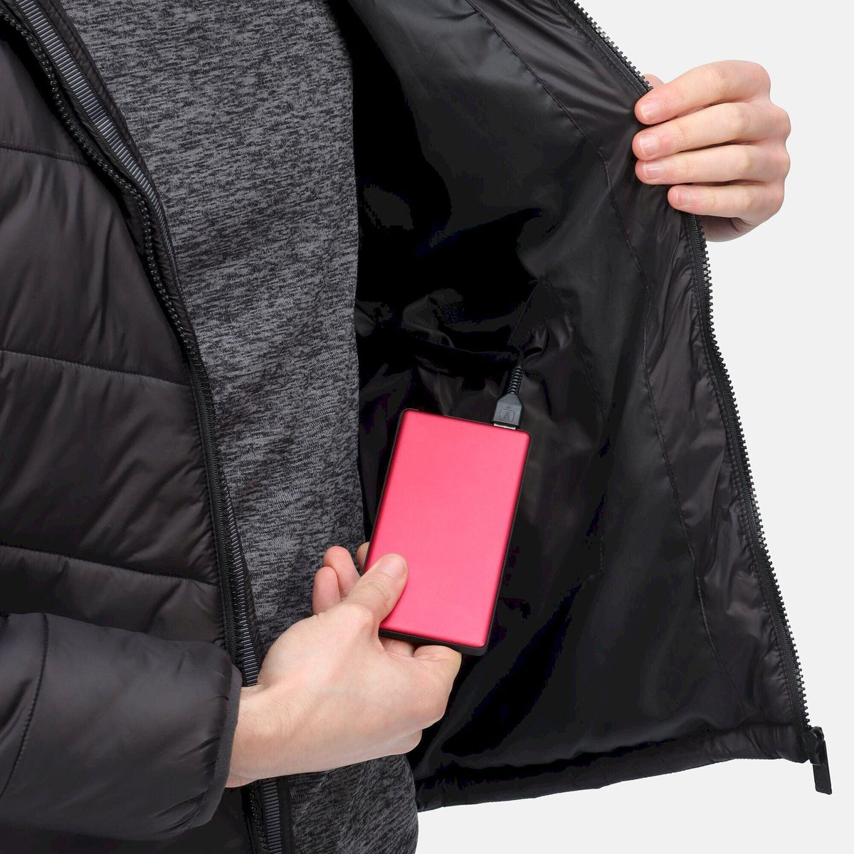 Regatta Volter Loft II Insulated Heated Jacket for Men - Black (7281308958908)