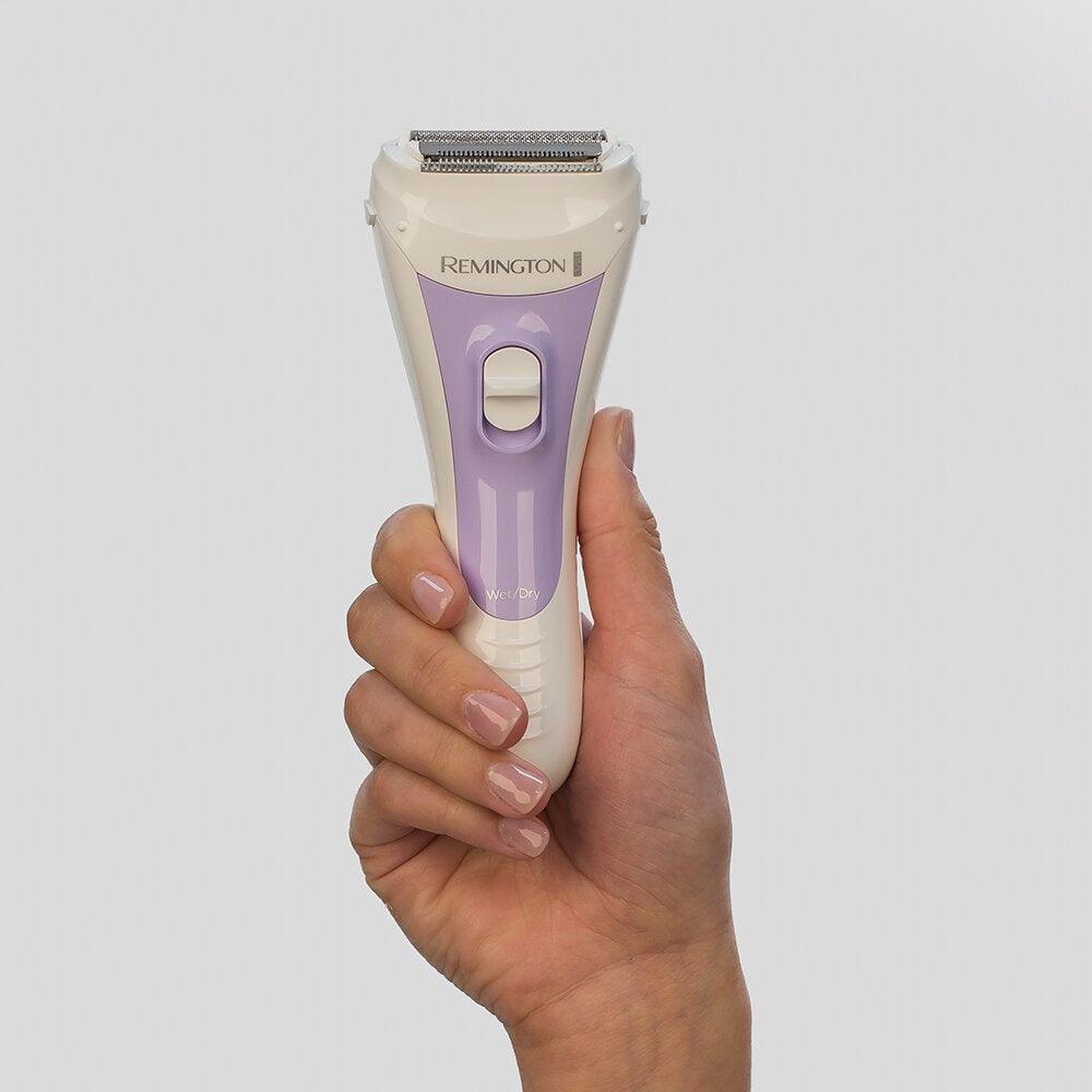 Remington Cordless Wet &amp; Dry Electric Lady Shaver - White &amp; Purple | WSF5060 from DID Electrical - guaranteed Irish, guaranteed quality service. (6890845077692)