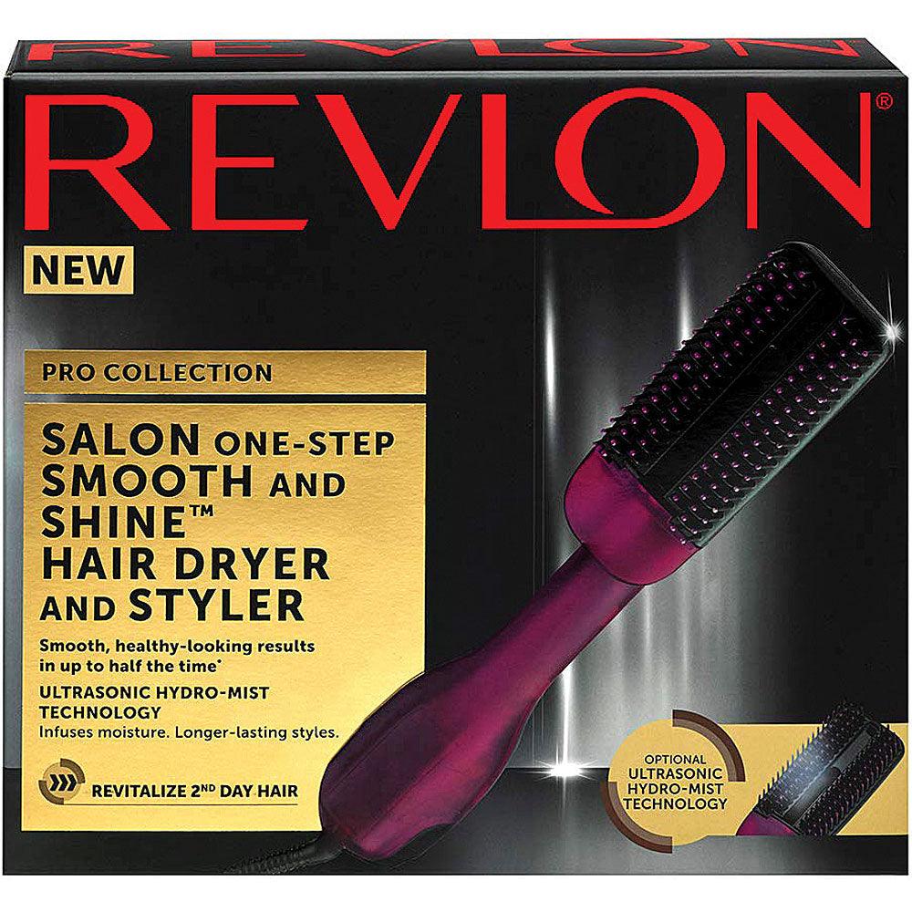 Revlon Pro Collection Salon Smooth and Shine Hair Dryer &amp; Smoothing Styler - Purple | RVDR5232 (7015655735484)
