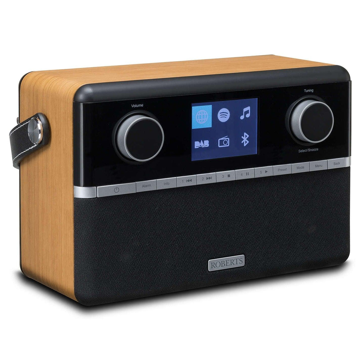 Robert Stream DAB+/DAB/FM/Internet Smart Radio with Bluetooth - Black &amp; Wood | STREAM941 from DID Electrical - guaranteed Irish, guaranteed quality service. (6890780623036)