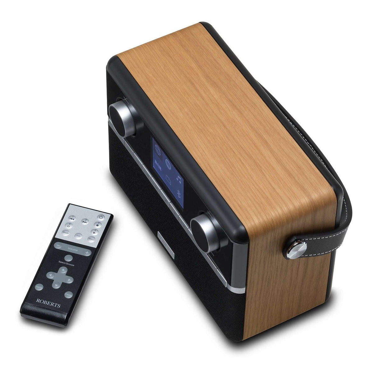Robert Stream DAB+/DAB/FM/Internet Smart Radio with Bluetooth - Black &amp; Wood | STREAM941 from DID Electrical - guaranteed Irish, guaranteed quality service. (6890780623036)