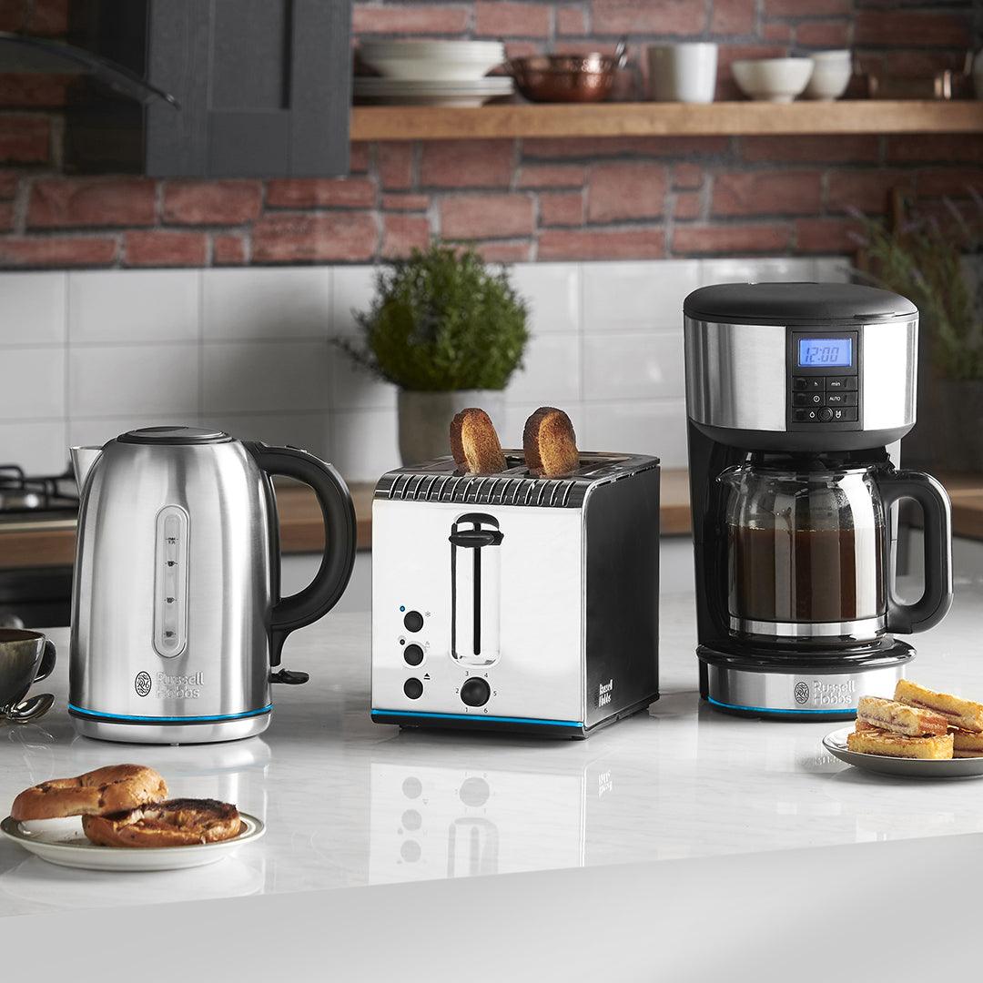 Russell Hobbs 1.25L Buckingham Filter Coffee Maker - Stainless Steel | 20680 (7192642388156)