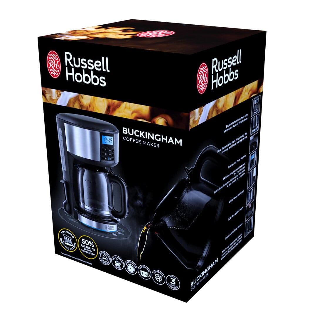 Russell Hobbs 1.25L Buckingham Filter Coffee Maker - Stainless Steel | 20680 (7192642388156)