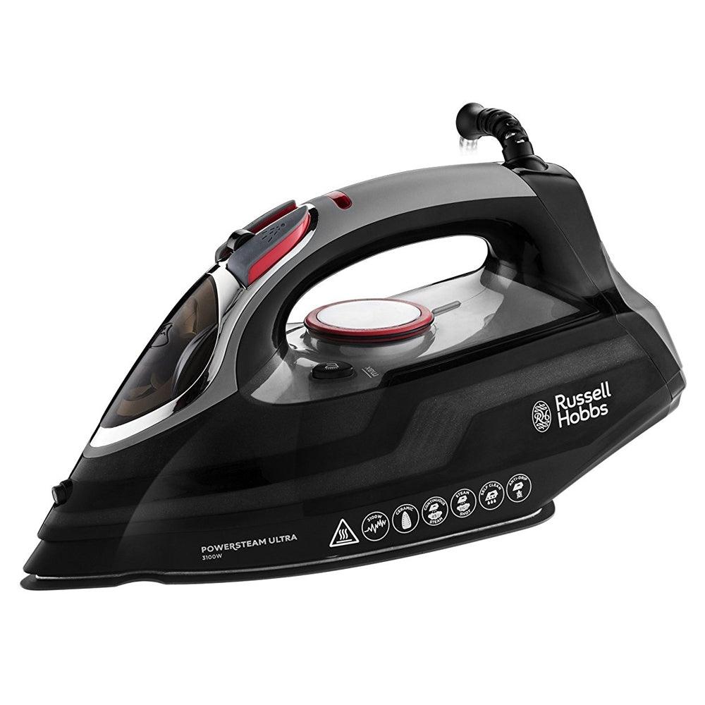 Russell Hobbs 3100W Power Steam Ultra Iron - Black | 20630 from DID Electrical - guaranteed Irish, guaranteed quality service. (6890747855036)