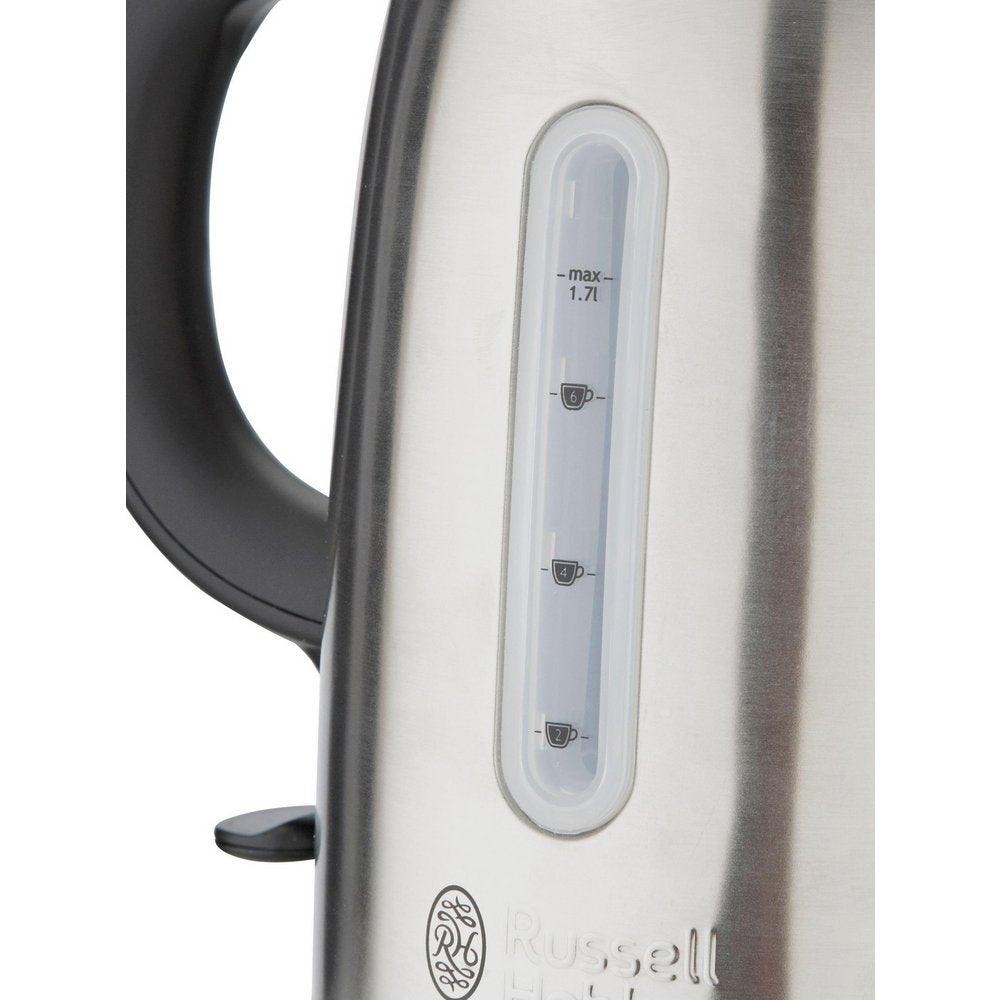 Russell Hobbs Buckingham 1.7L Quiet Boil Kettle - Stainless Steel | 20460 from DID Electrical - guaranteed Irish, guaranteed quality service. (6890743529660)