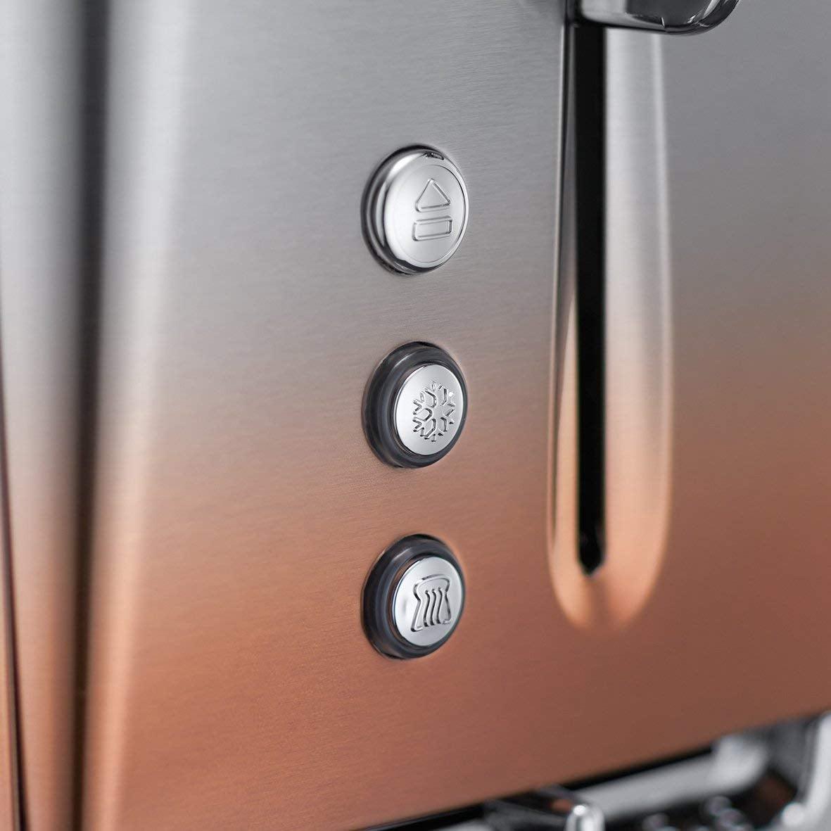 Russell Hobbs Eclipse 2400W 4 Slice Toaster - Copper Sunset | 25143 from DID Electrical - guaranteed Irish, guaranteed quality service. (6890787242172)