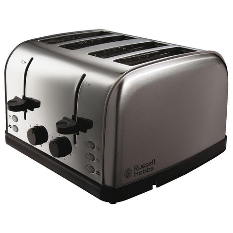 Russell Hobbs Futura 1500W 4 Slice Toaster - Stainless Steel | 18790