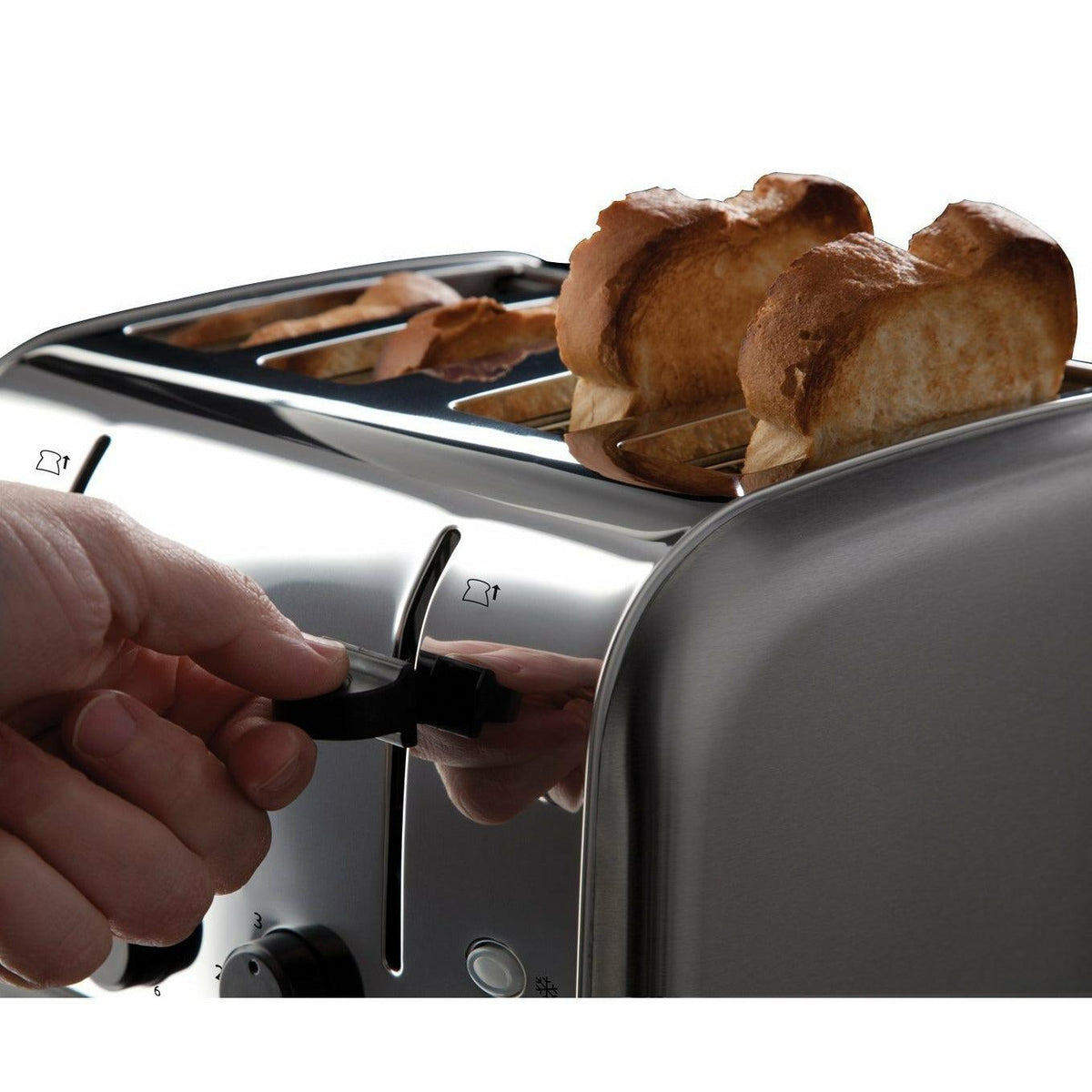 Russell Hobbs Futura 1500W 4 Slice Toaster - Stainless Steel | 18790 from DID Electrical - guaranteed Irish, guaranteed quality service. (6890755588284)