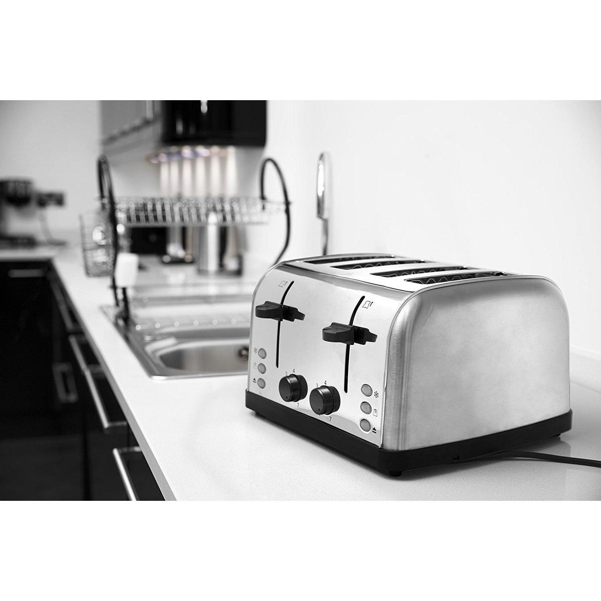 Russell Hobbs Futura 1500W 4 Slice Toaster - Stainless Steel | 18790 from DID Electrical - guaranteed Irish, guaranteed quality service. (6890755588284)