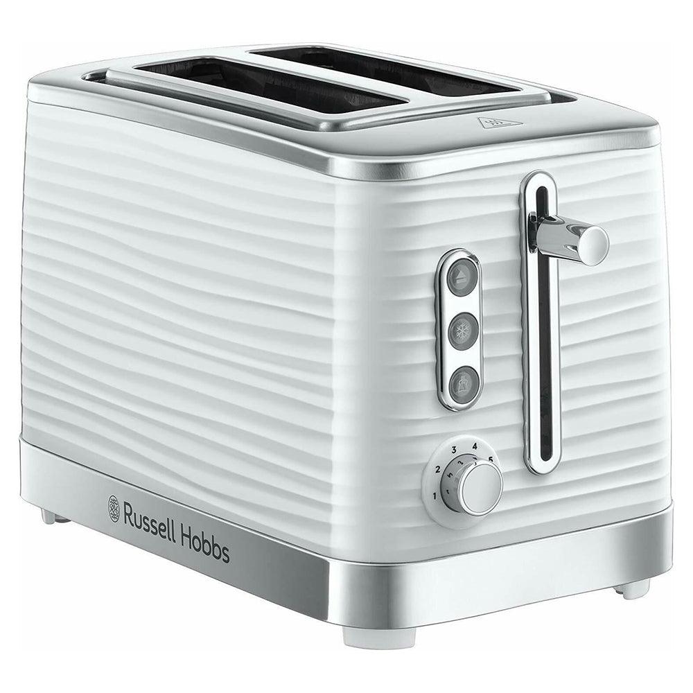 Russell Hobbs Inspire 2 Slice Toaster - White | 24370 from DID Electrical - guaranteed Irish, guaranteed quality service. (6890839048380)
