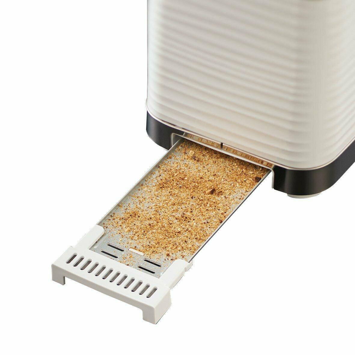 Russell Hobbs Inspire 2 Slice Toaster - White | 24370 from DID Electrical - guaranteed Irish, guaranteed quality service. (6890839048380)