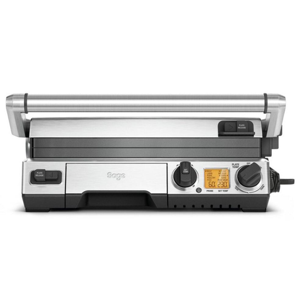 Sage 2400W Cast Aluminium Non-stick Smart Grill Pro - Brushed Stainless Steel | BGR840BSS (7172746772668)