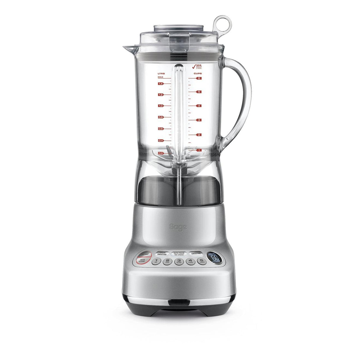 Sage Fresh & Furious 1.5L 1300W Blender - Silver | SBL620SIL4GUK1 (7510323396796)