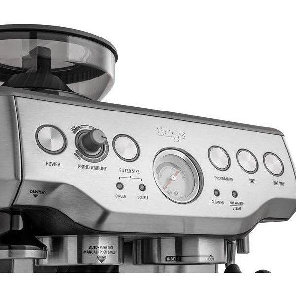 Sage The Barista Express Bean to Cup Coffee Machine - Brushed Stainless Steel | BES875UK from DID Electrical - guaranteed Irish, guaranteed quality service. (6977461977276)