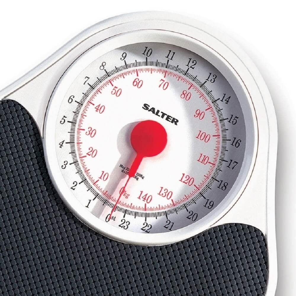 Salter Doctors Style Mechanical Bathroom Scale - White | 145BKDR from DID Electrical - guaranteed Irish, guaranteed quality service. (6890747560124)