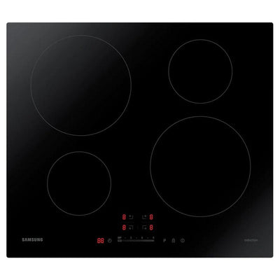 Samsung 60cm 4 Zone Built-In Induction Hob - Black | NZ64H37070K from DID Electrical - guaranteed Irish, guaranteed quality service. (6890820501692)