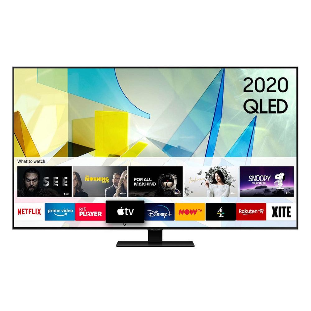 Samsung Q80T 75" 4K HDR QLED Smart TV - Black | QE75Q80TATXXU from DID Electrical - guaranteed Irish, guaranteed quality service. (6890848157884)