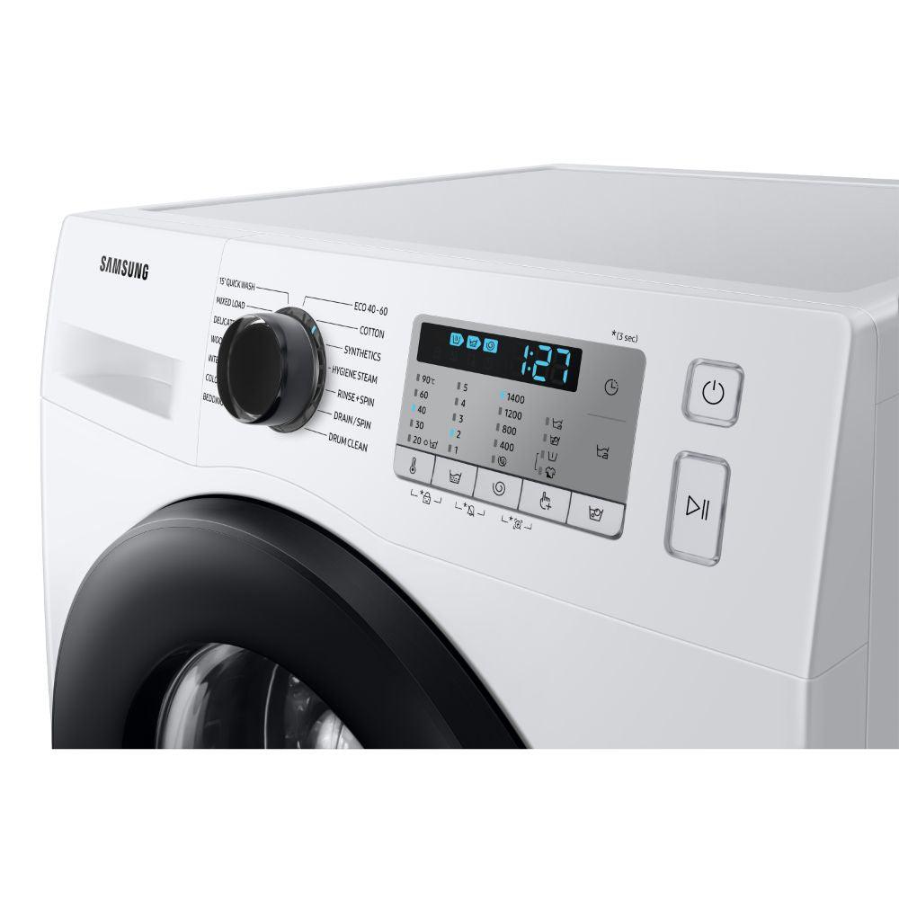 Samsung Series 5 WW80TA046AH/EU with ecobubble™ Washing Machine, 8kg 1400rpm - White | WW80TA046AH from DID Electrical - guaranteed Irish, guaranteed quality service. (6977532166332)