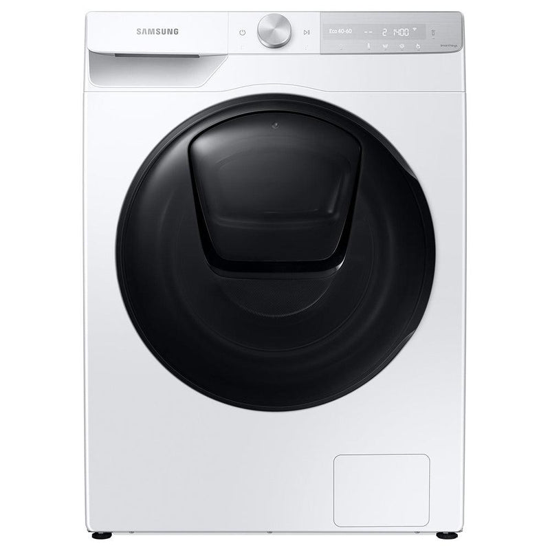 Samsung Series 8 WW80T854DBH/S1 with QuickDrive™, AddWash™ & ecobubble™ Washing Machine, 8kg 1400rpm - White | WW80T854DBH from DID Electrical - guaranteed Irish, guaranteed quality service. (6977555497148)